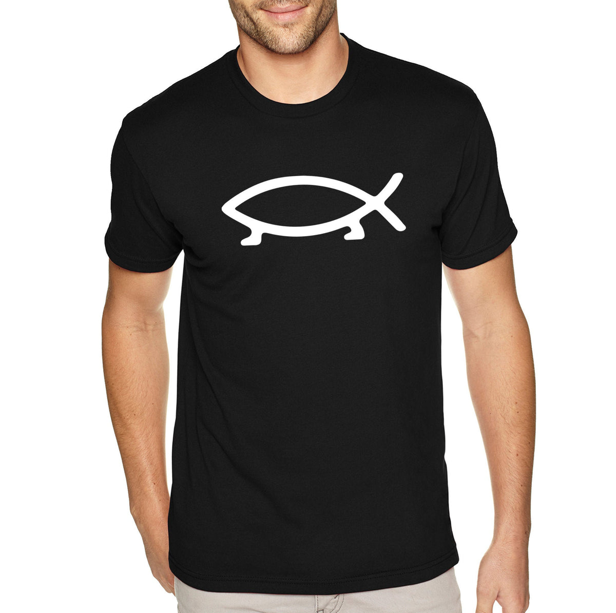 XtraFly Apparel Men's Tee Anthropology Walking Fish Darwin