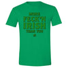 XtraFly Apparel Men's More Fecken Irish Than You Shamrock St. Patrick's Crewneck Short Sleeve T-Shirt