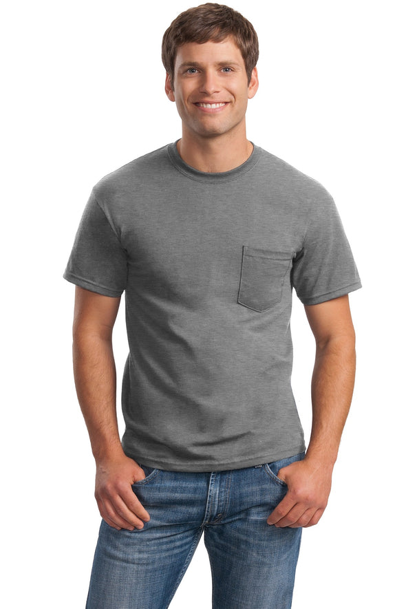 Gildan Ultra Cotton 100% Cotton T-Shirt with Pocket