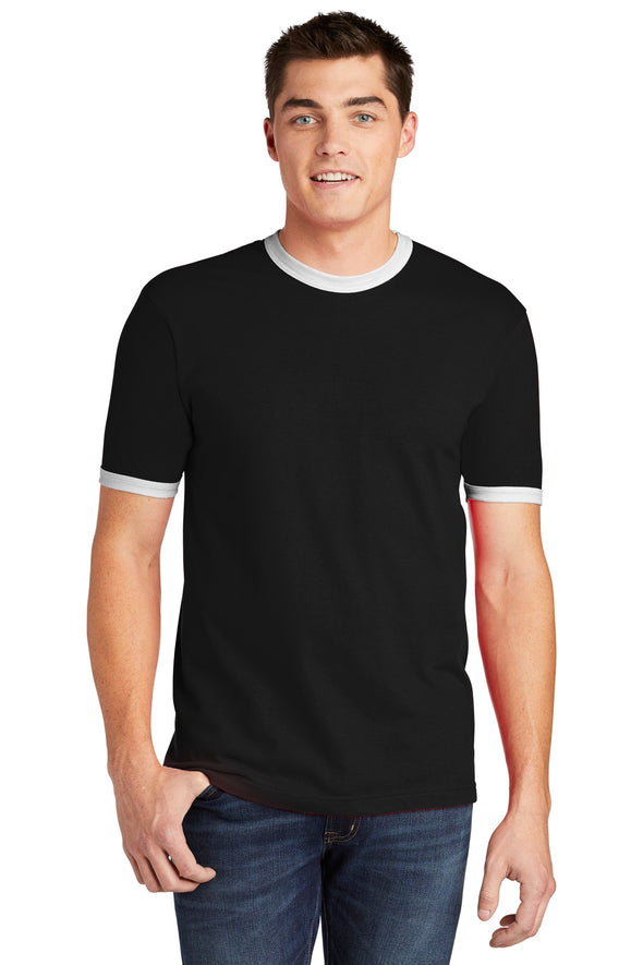 American Apparel Fine Jersey Ringer T-Shirt