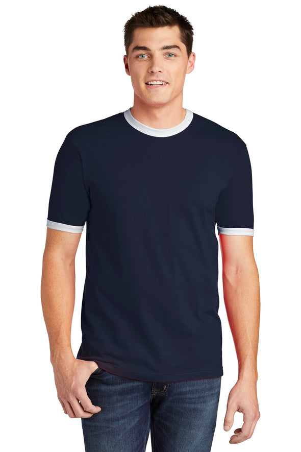 American Apparel Fine Jersey Ringer T-Shirt