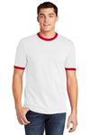 American Apparel Fine Jersey Ringer T-Shirt