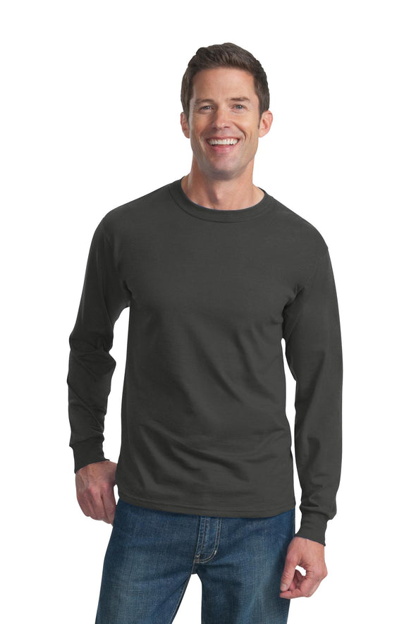 Fruit of the Loom HD Cotton 100% Cotton Long Sleeve T-Shirt