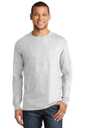 Hanes Beefy-T - 100% Cotton Long Sleeve T-Shirt