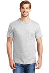 Hanes Beefy-T - 100% Cotton T-Shirt with Pocket
