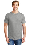 Hanes Beefy-T - 100% Cotton T-Shirt with Pocket