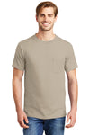 Hanes Beefy-T - 100% Cotton T-Shirt with Pocket