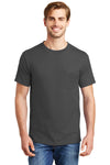 Hanes Beefy-T - 100% Cotton T-Shirt with Pocket