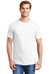 Hanes Beefy-T - 100% Cotton T-Shirt with Pocket