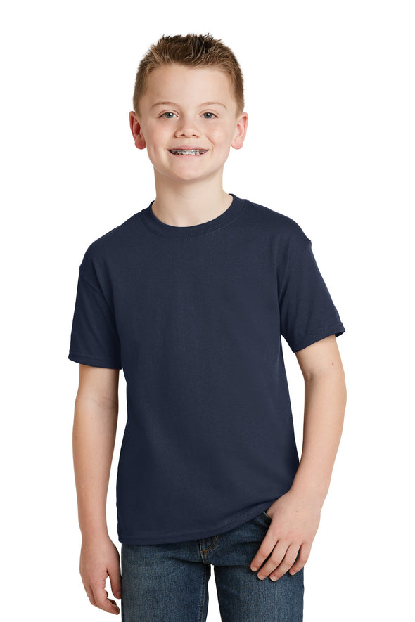Hanes Youth EcoSmart 50/50 Cotton/Poly T-Shirt