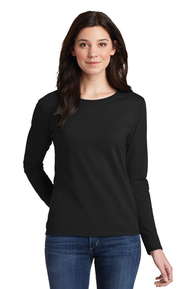 Gildan Ladies Heavy Cotton 100% Cotton Long Sleeve T-Shirt