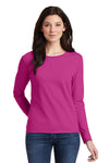 Gildan Ladies Heavy Cotton 100% Cotton Long Sleeve T-Shirt