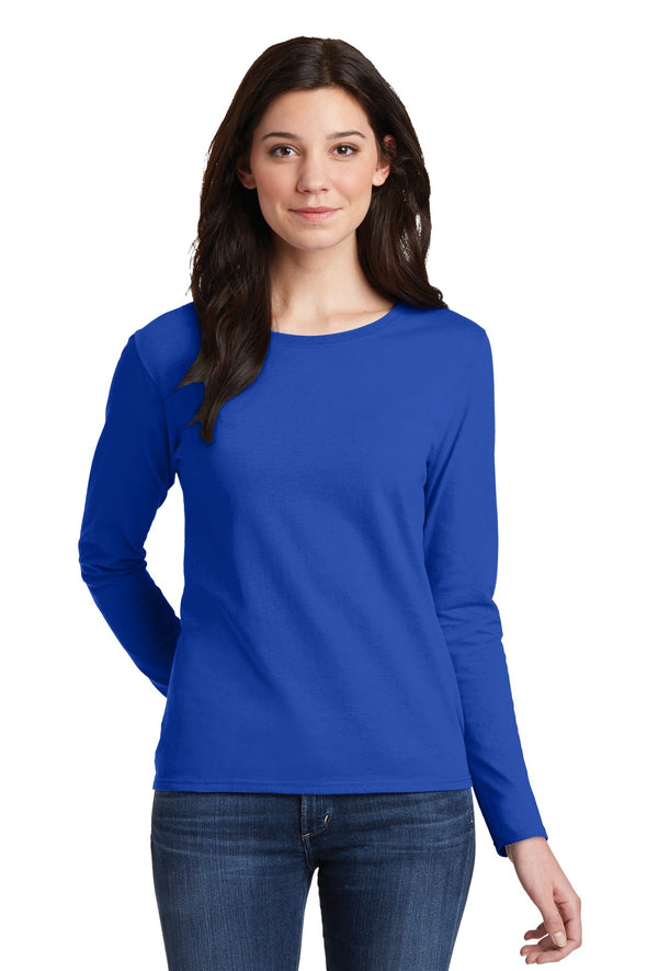 Gildan Ladies Heavy Cotton 100% Cotton Long Sleeve T-Shirt