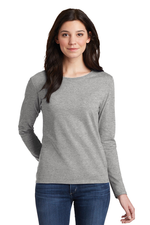 Gildan Ladies Heavy Cotton 100% Cotton Long Sleeve T-Shirt