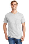 Hanes Tagless 100% Cotton T-Shirt with Pocket
