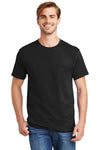 Hanes Tagless 100% Cotton T-Shirt with Pocket