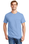 Hanes Tagless 100% Cotton T-Shirt with Pocket