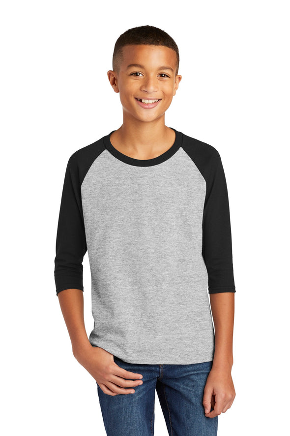 Gildan Heavy Cotton Youth 3/4-Sleeve Raglan T-Shirt