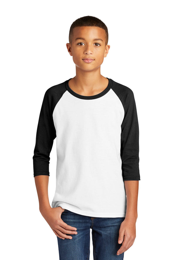 Gildan Heavy Cotton Youth 3/4-Sleeve Raglan T-Shirt