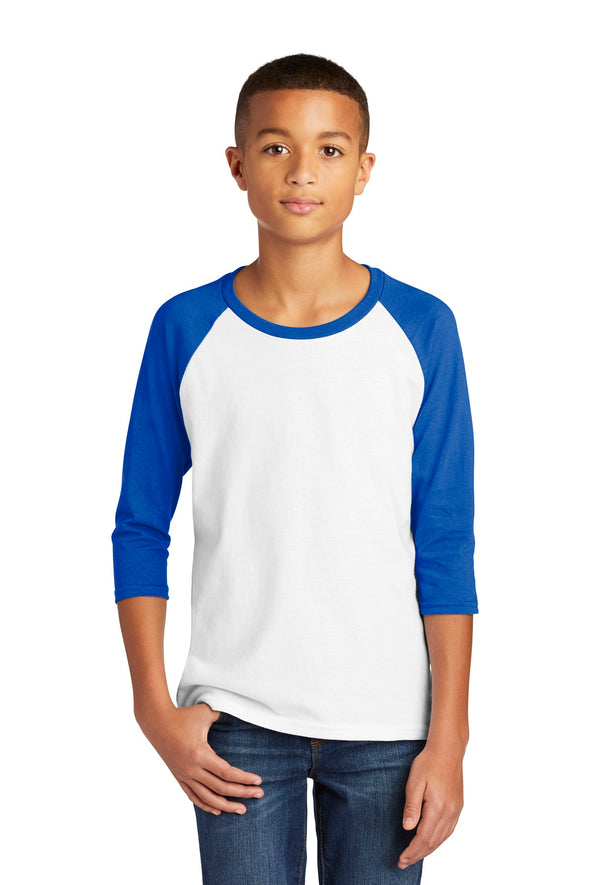 Gildan Heavy Cotton Youth 3/4-Sleeve Raglan T-Shirt