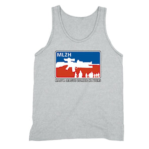 XtraFly Apparel Men's MLZH Major League Zombie 2nd Amendment Tank-Top