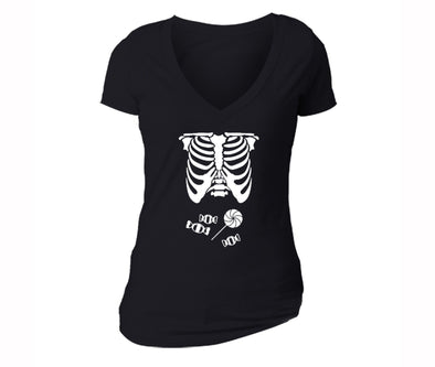 XtraFly Apparel Women's Halloween Costume V-neck Short Sleeve T-shirt