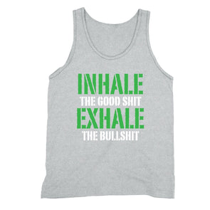 XtraFly Apparel Men's Inhale Good Shit Exhale  Tank-Top