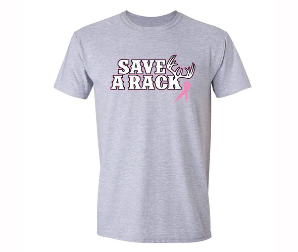 XtraFly Apparel Men's Breast Cancer Awareness Crewneck Short Sleeve T-shirt
