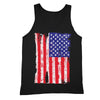 XtraFly Apparel Men's American Flag Distressed 4th of July Tank-Top