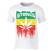XtraFly Apparel Men's Stoned Rasta Reggae  Crewneck Short Sleeve T-shirt