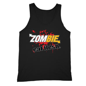 XtraFly Apparel Men's Zombie Eat Flesh Novelty Gag Tank-Top