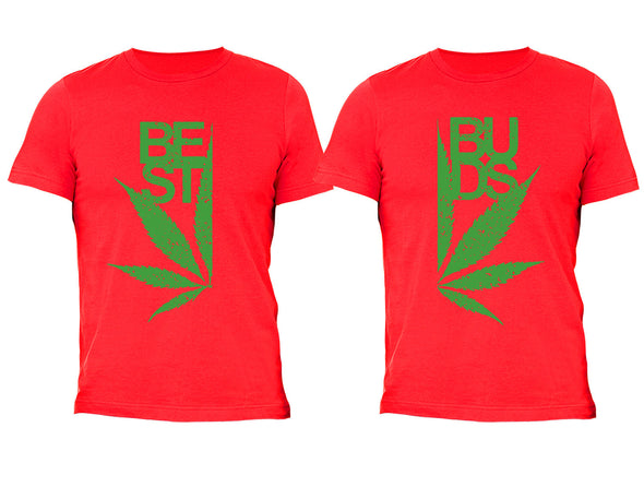 XtraFly Apparel Best Buds BFF  Matching Couples Short Sleeve T-shirt