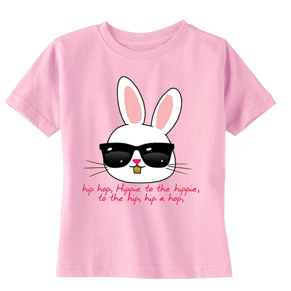 XtraFly Apparel Boys Hip Hop Bunny Easter Crewneck Short Sleeve T-shirt