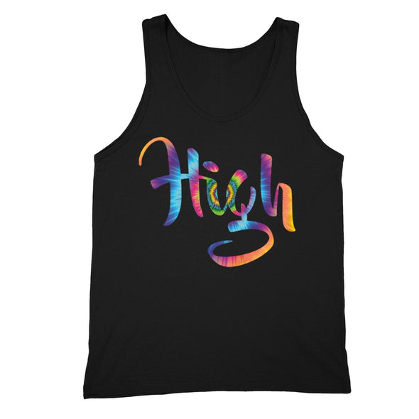 XtraFly Apparel Men's High Tie Dye 420  Tank-Top
