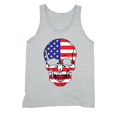 XtraFly Apparel Men's Smiling Skull American Pride Tank-Top