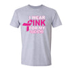 XtraFly Apparel Men's Breast Cancer Awareness Crewneck Short Sleeve T-shirt