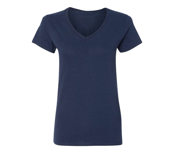 XtraFly Apparel Women's Active Plain Basic V-neck Short Sleeve T-shirt
