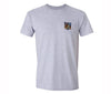 XtraFly Apparel Men's Some Gave All Eagle Pocket Military Pow Mia Crewneck Short Sleeve T-shirt