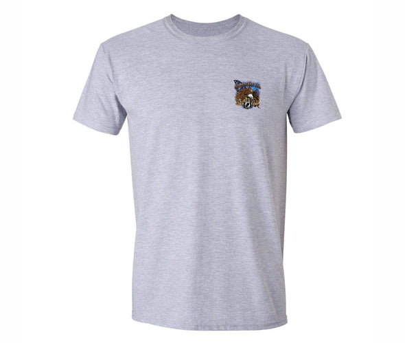 XtraFly Apparel Men's Some Gave All Eagle Pocket Military Pow Mia Crewneck Short Sleeve T-shirt
