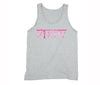 XtraFly Apparel Men's I'm Here to Fight Pink Breast Cancer Ribbon Tank-Top
