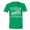 XtraFly Apparel Men's I Am Veteran US Flag Military Pow Mia Crewneck Short Sleeve T-shirt