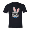 XtraFly Apparel Girls Easter Bunny Rabbit Crewneck Short Sleeve T-shirt
