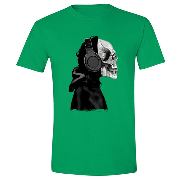 XtraFly Apparel Men's Skeleton Muerte Skulls Day Of The Dead Crewneck Short Sleeve T-shirt