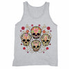 XtraFly Apparel Men's Muerte Four Sugarskull Skulls Day Of Dead Tank-Top