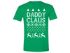 XtraFly Apparel Men's DaddyClaus Santa Ugly Christmas Crewneck Short Sleeve T-shirt