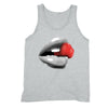 XtraFly Apparel Men's Strawberry Lips Novelty Gag Tank-Top