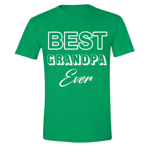 XtraFly Apparel Men's Best Grandpa Ever Father's Day Crewneck Short Sleeve T-shirt