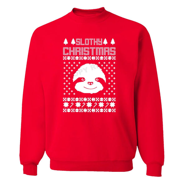 XtraFly Apparel Ugly Christmas Vacation Funny Pullover Crewneck-Sweatshirt