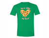 XtraFly Apparel Men's You've Stolen My Heart Pizza Novelty Gag Crewneck Short Sleeve T-shirt