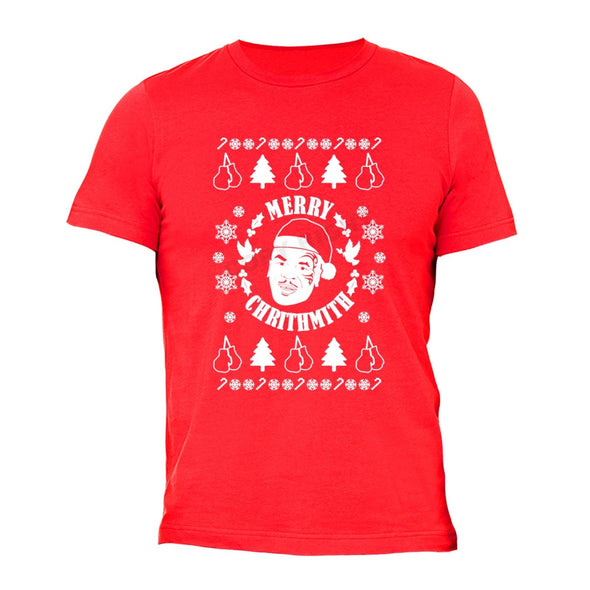 XtraFly Apparel Men's Merry Christhmith Ugly Christmas Crewneck Short Sleeve T-shirt